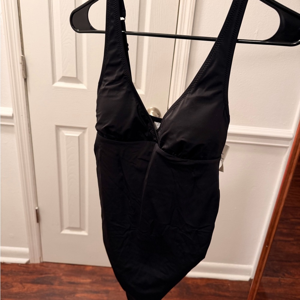 Amazon Essentials Classic Black Swimsuit